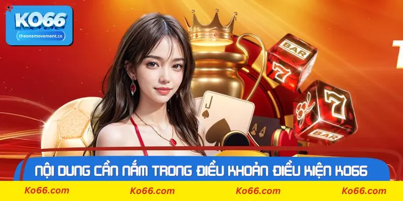 Nội dung cơ bản cần nắm trong điều khoản điều kiện Ko66